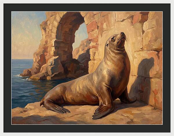 Mediterranean Sea Lion Serenity