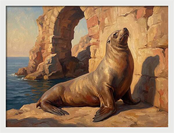 Mediterranean Sea Lion Serenity
