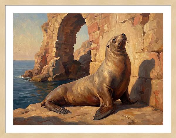 Mediterranean Sea Lion Serenity
