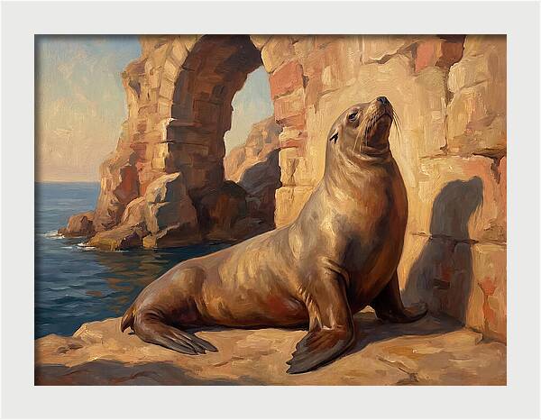 Mediterranean Sea Lion Serenity