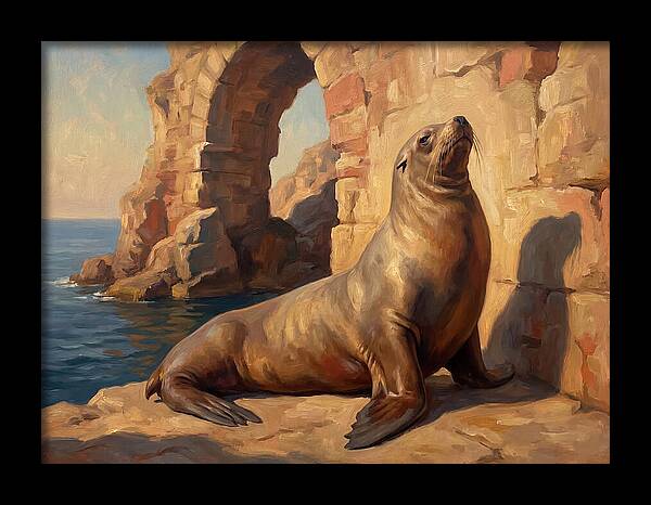 Mediterranean Sea Lion Serenity