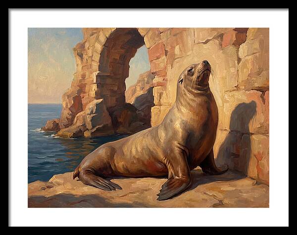 Mediterranean Sea Lion Serenity