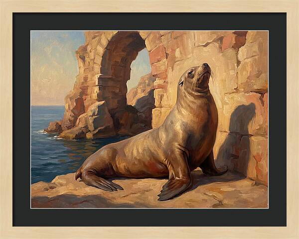 Mediterranean Sea Lion Serenity