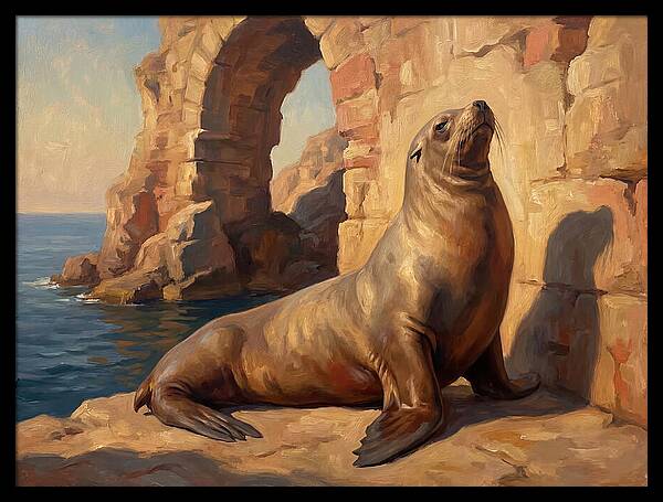 Mediterranean Sea Lion Serenity