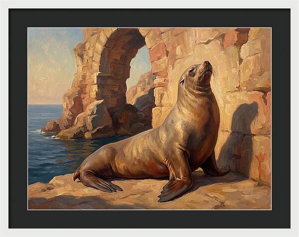Mediterranean Sea Lion Serenity