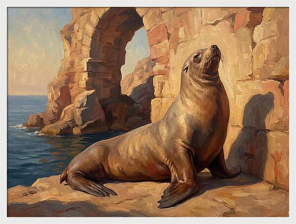 Mediterranean Sea Lion Serenity