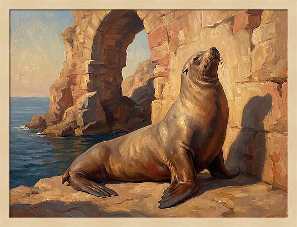 Mediterranean Sea Lion Serenity