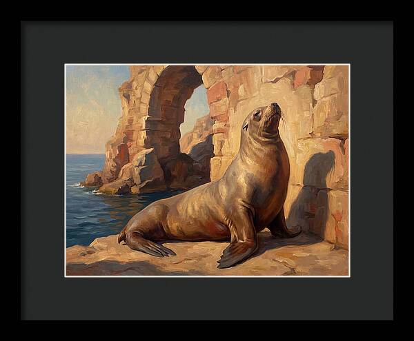 Mediterranean Sea Lion Serenity