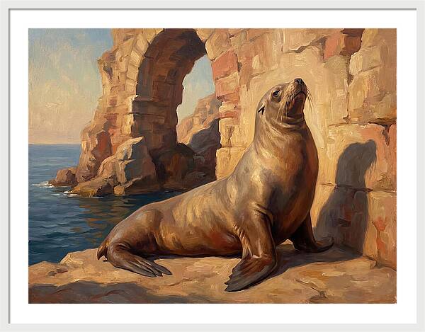 Mediterranean Sea Lion Serenity