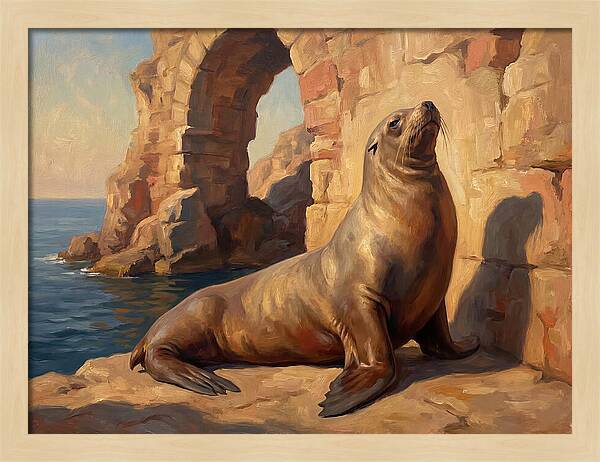 Mediterranean Sea Lion Serenity