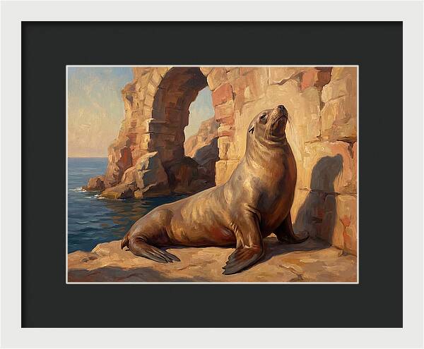 Mediterranean Sea Lion Serenity