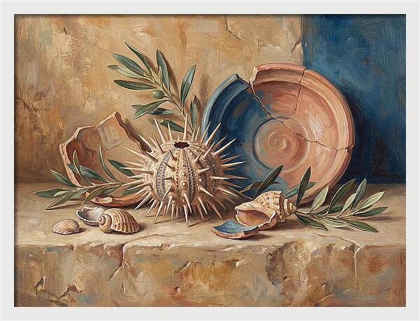 Mediterranean Sea Urchin Still Life