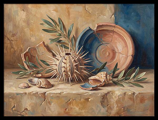 Mediterranean Sea Urchin Still Life