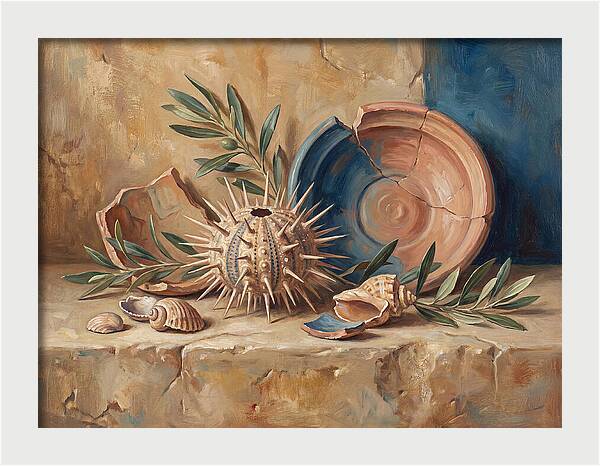 Mediterranean Sea Urchin Still Life