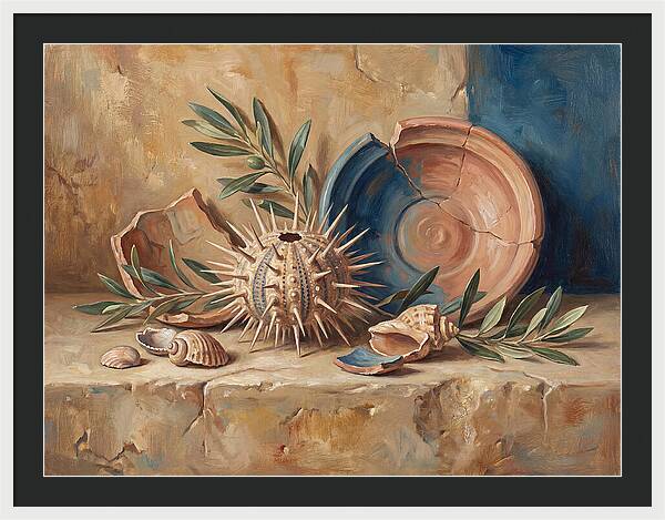 Mediterranean Sea Urchin Still Life