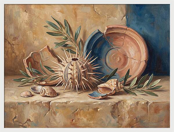 Mediterranean Sea Urchin Still Life
