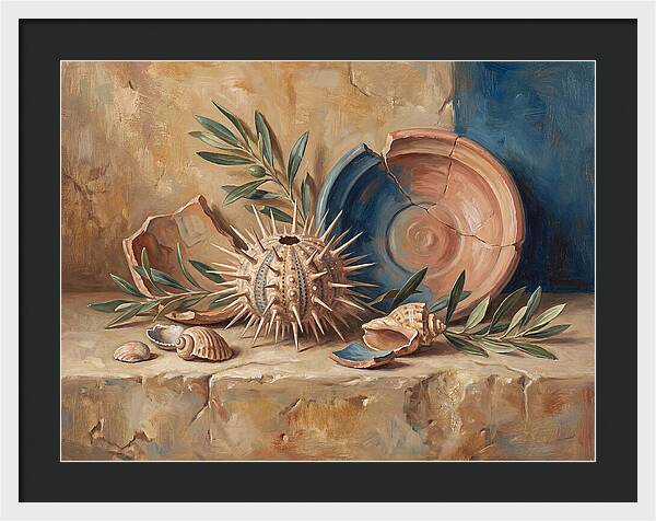 Mediterranean Sea Urchin Still Life