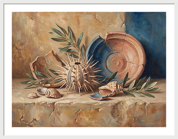 Mediterranean Sea Urchin Still Life
