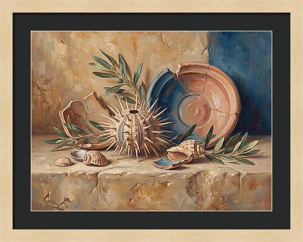 Mediterranean Sea Urchin Still Life