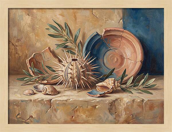 Mediterranean Sea Urchin Still Life