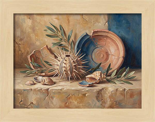 Mediterranean Sea Urchin Still Life