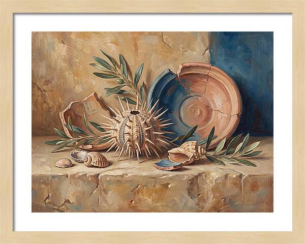 Mediterranean Sea Urchin Still Life