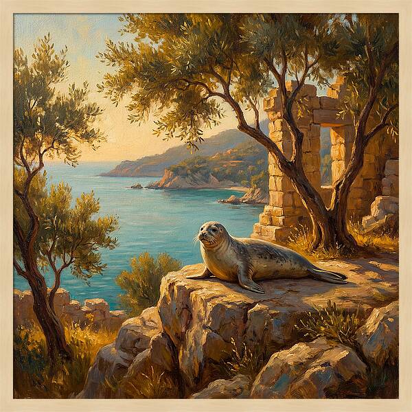 Mediterranean Seal Serenity