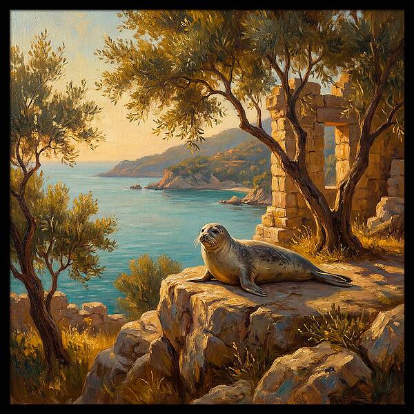 Mediterranean Seal Serenity