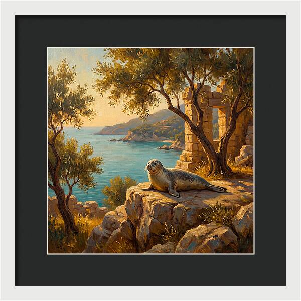 Mediterranean Seal Serenity