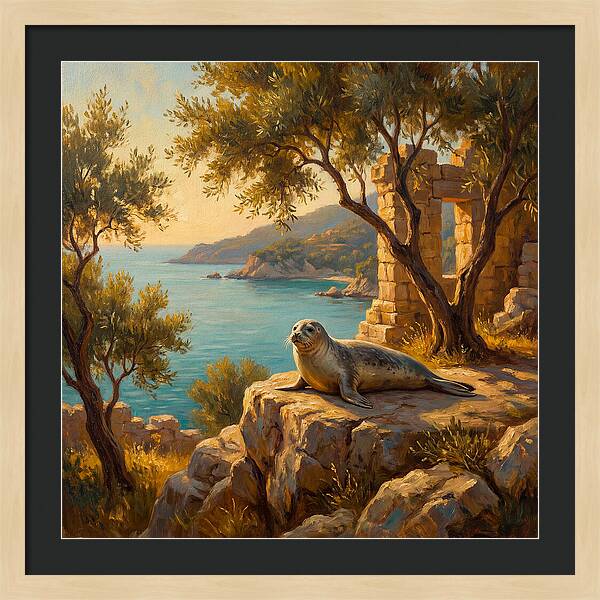 Mediterranean Seal Serenity