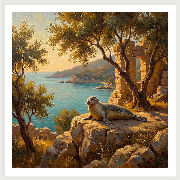 Mediterranean Seal Serenity