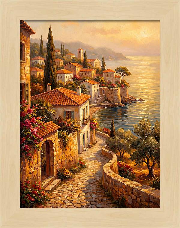 Mediterranean Serenity By The Sea