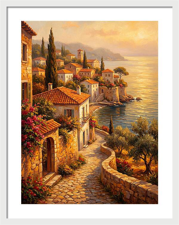 Mediterranean Serenity By The Sea