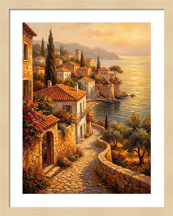 Mediterranean Serenity By The Sea