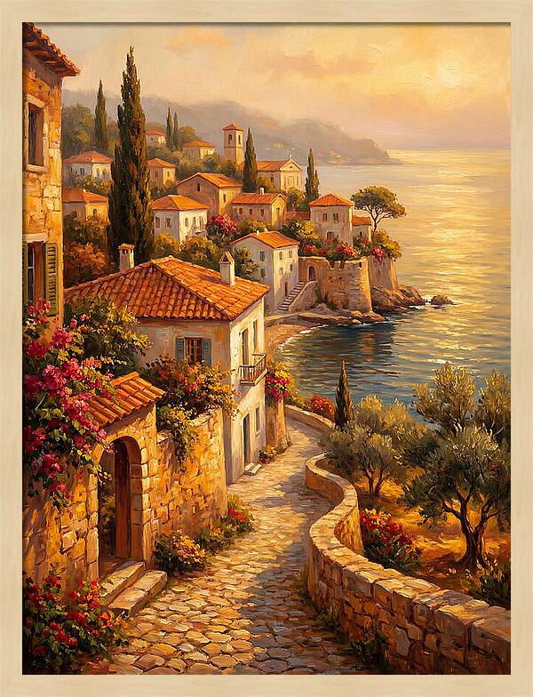 Mediterranean Serenity By The Sea