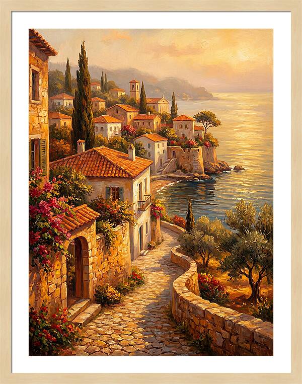 Mediterranean Serenity By The Sea