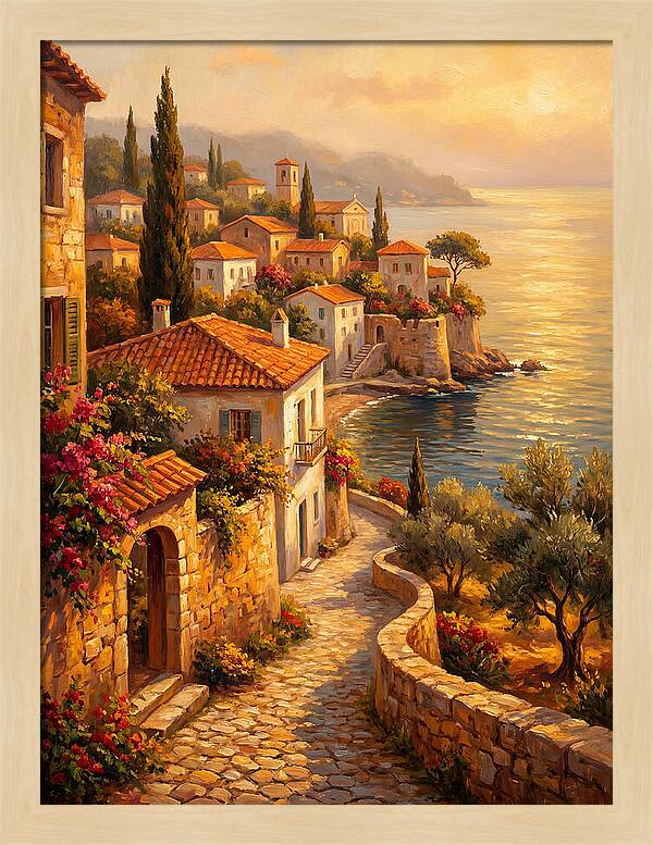 Mediterranean Serenity By The Sea