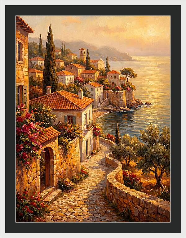 Mediterranean Serenity By The Sea