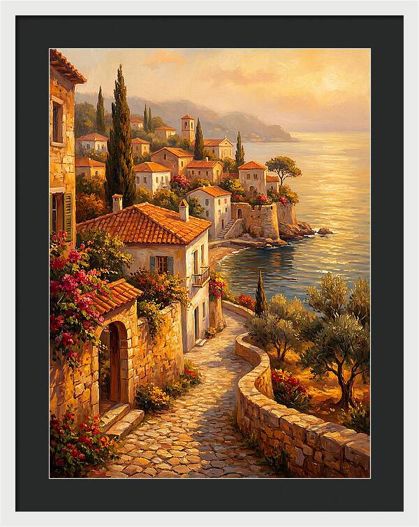 Mediterranean Serenity By The Sea
