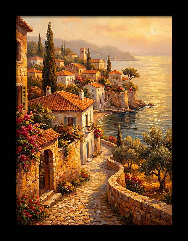Mediterranean Serenity By The Sea