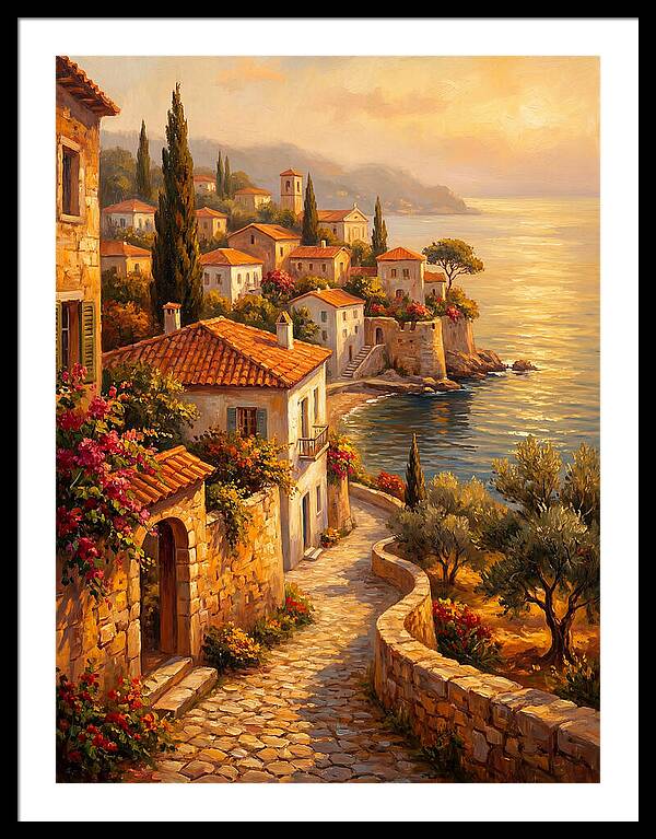 Mediterranean Serenity By The Sea
