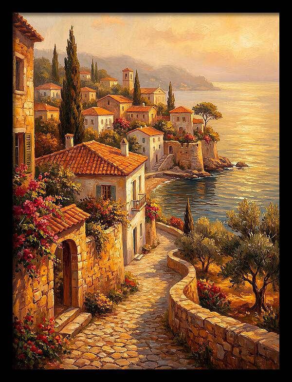 Mediterranean Serenity By The Sea