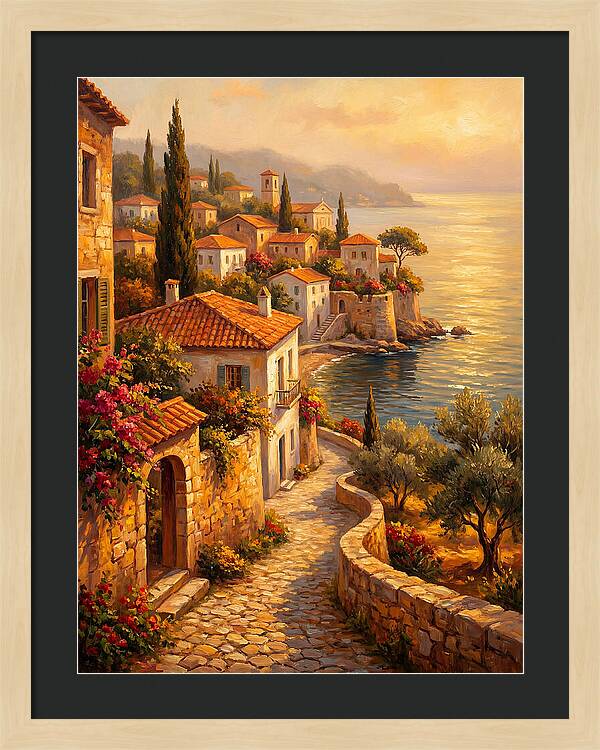 Mediterranean Serenity By The Sea
