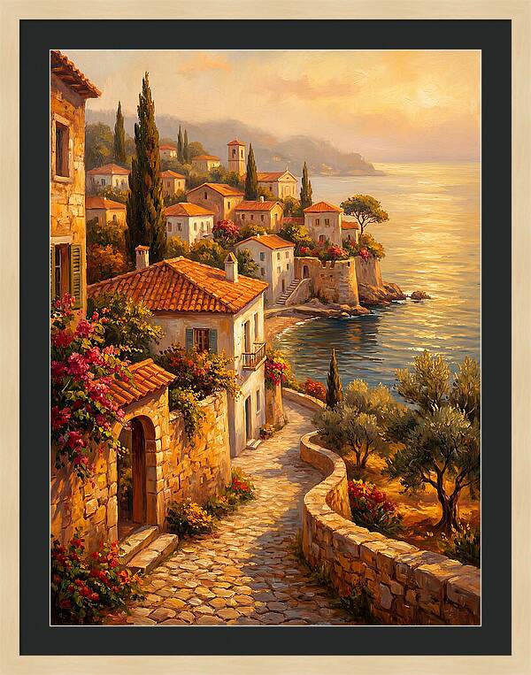 Mediterranean Serenity By The Sea