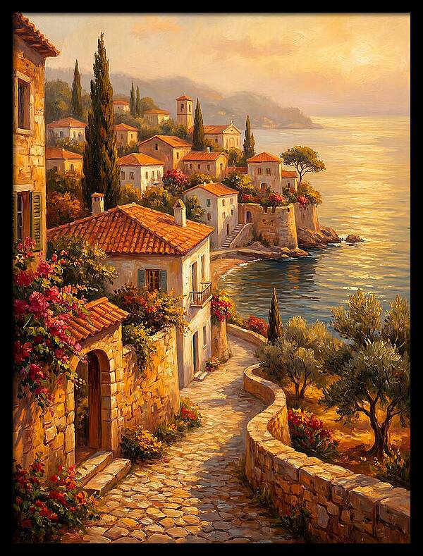 Mediterranean Serenity By The Sea