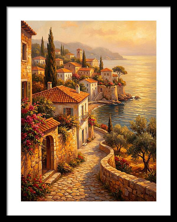 Mediterranean Serenity By The Sea