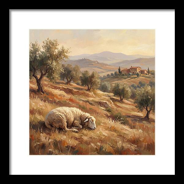 Mediterranean Serenity With Sheep