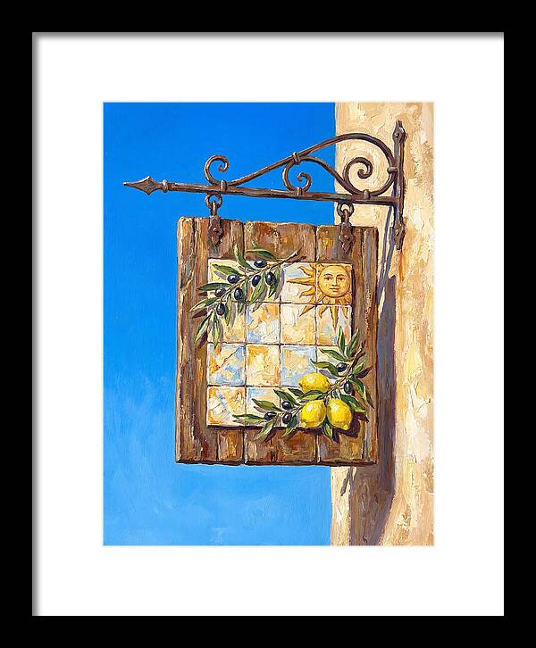 Mediterranean Shop Sign