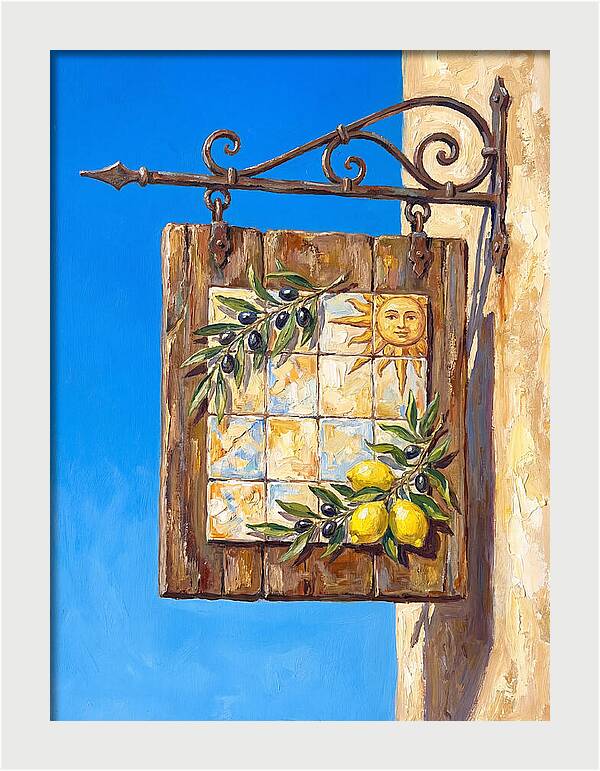 Mediterranean Shop Sign