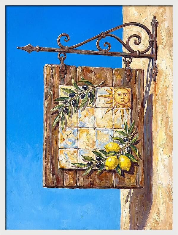 Mediterranean Shop Sign